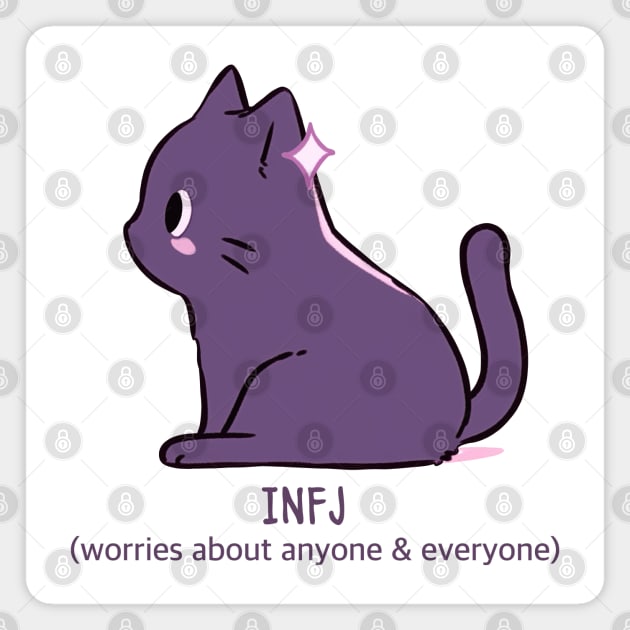 INFJ cat Magnet by haventhings